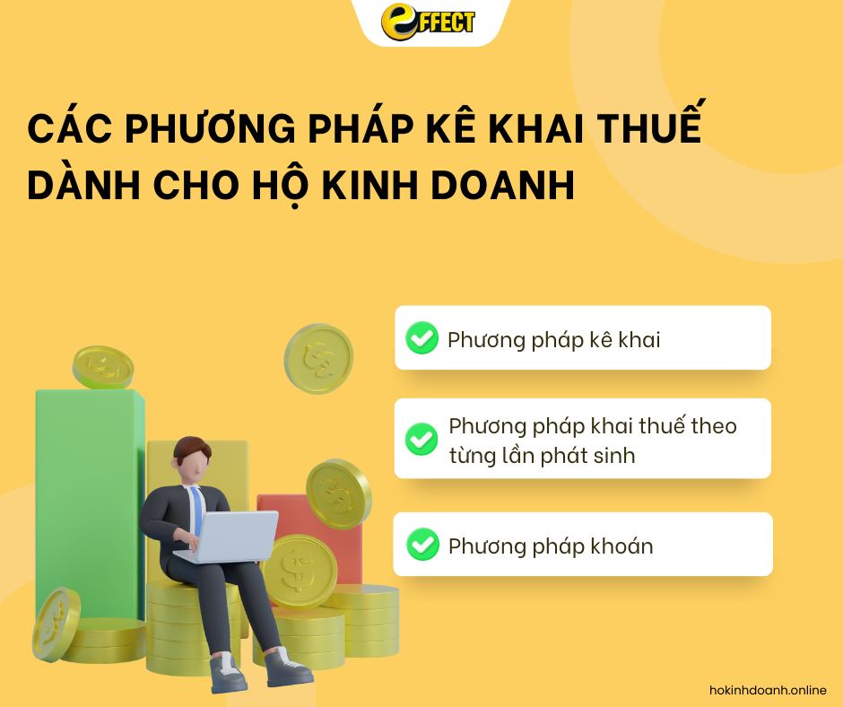 Các phương pháp kê khai thuế dành cho hộ kinh doanh